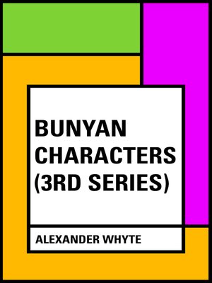 cover image of Bunyan Characters (3rd Series)
